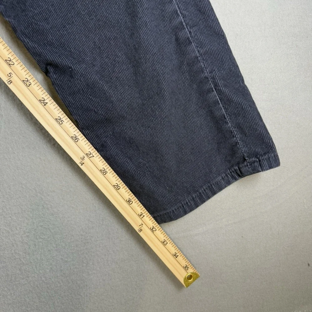 Levis 514 Jeans Corduroy Pants Men 33x32 Black Straight Leg Casual Winter Preppy